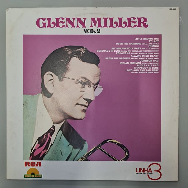 Disco de Vinil Glenn Miller Vol.2 Interprete Glenn Miller (1979) [usado]
