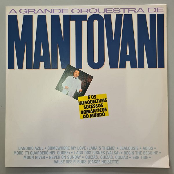 Disco de Vinil a Grande Orquestra de Mantovani Interprete Mantovani (1985) [usado]