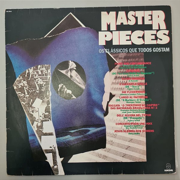 Disco de Vinil Master Pieces - os Clássicos que Todos Gostam Interprete Vários Artistas (1988) [usado]