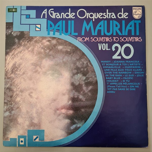 Disco de Vinil a Grande Orquestra de Paul Mauriat Vol 20 - From Souvenirs To Souvenirs Interprete Paul Mauriat (1974) [usado]