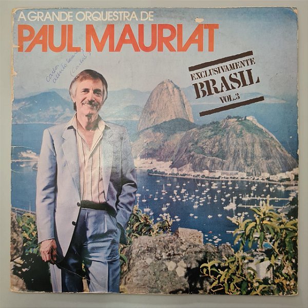 Disco de Vinil a Grande Orquestra de Paul Mauriat Exclusivamente Brasil Vol.3 Interprete Paul Mauriat (1980) [usado]