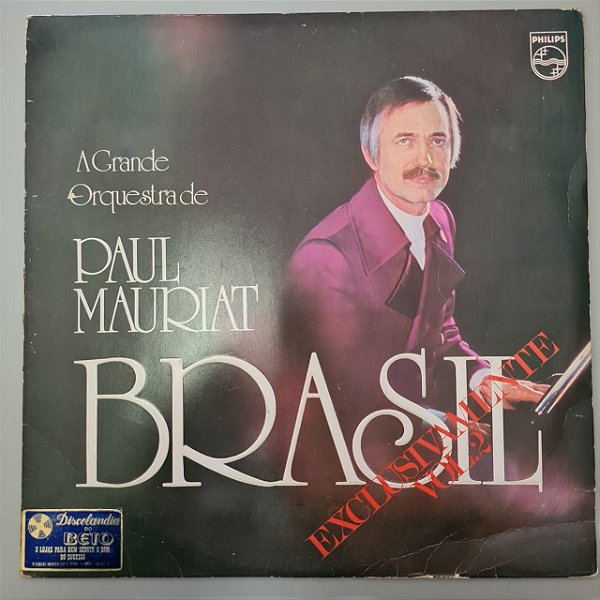 Disco de Vinil Paul Mauriat - Brasil Exclusivamente Vol.2 Interprete Paul Mauriat (1978) [usado]