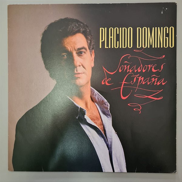 Disco de Vinil Soñadores de España Interprete Placido Domingo (1990) [usado]