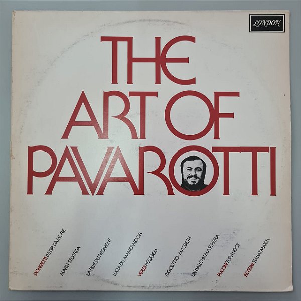 Disco de Vinil The Art Of Pavarotti Interprete Luciano Pavarotti (1977) [usado]