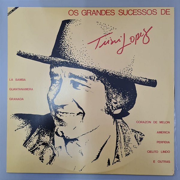 Disco de Vinil os Grandes Sucessos de Trini Lopez Interprete Trini Lopez [usado]