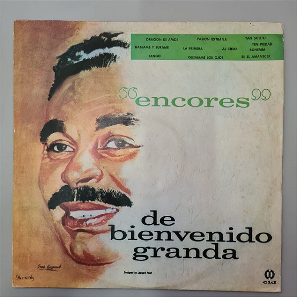 Disco de Vinil Encores Interprete Bienvenido Granada [usado]
