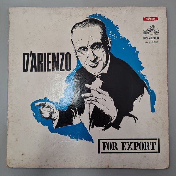 Disco de Vinil D''arenzo Interprete For Export (1964) [usado]