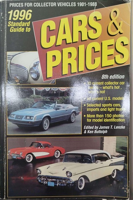 Livro Cars & Prices- 1996 Autor Lenzke, James T. e Ken Buttolph (1995) [usado]