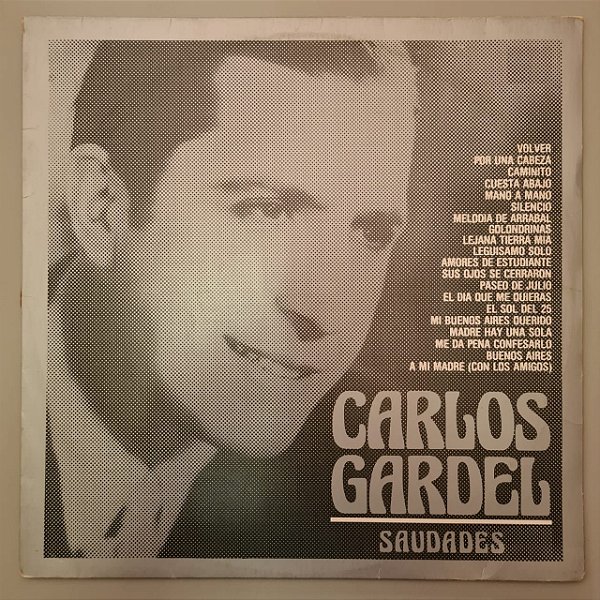 Disco de Vinil Saudades Interprete Carlos Gardel (1985) [usado]