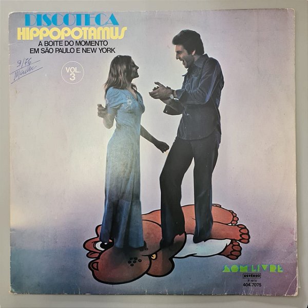 Disco de Vinil Discoteca Hippopotamus Vol.3 Interprete Vários Artistas (1976) [usado]