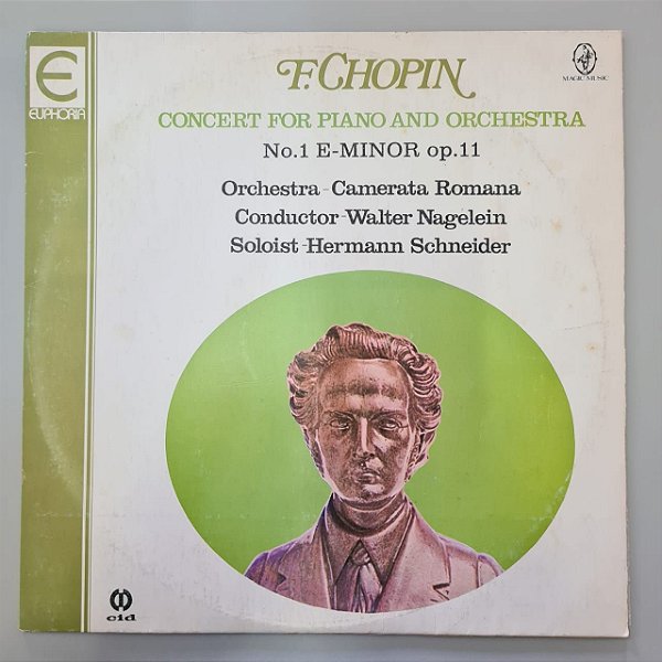 Disco de Vinil F.chopin Concert For Piano And Orchestra Interprete Fréderic Chopin (1983) [usado]