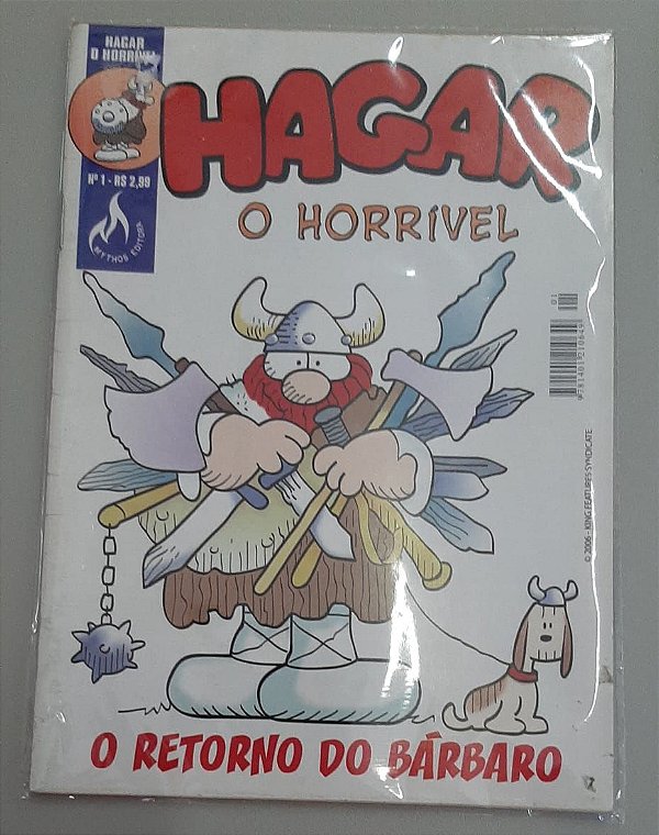Gibi Hagar Nº 01 - o Horrível Autor (2007) [usado]