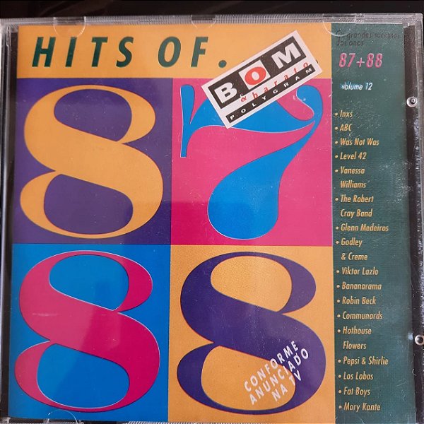 Cd Hits Of....87 + 88 Interprete Varios Artistas (1992) [usado]