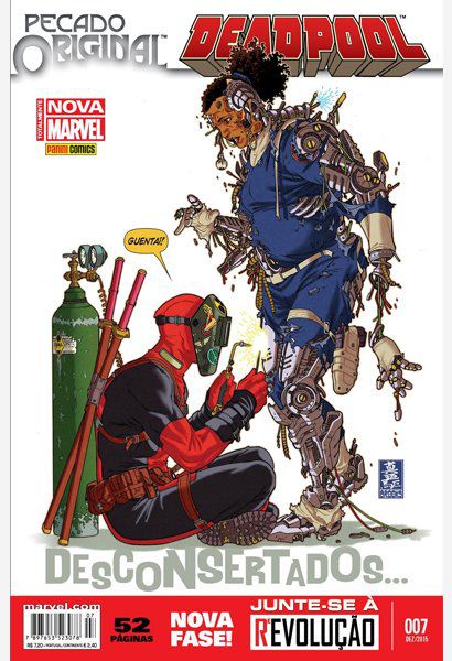 Gibi Pecado Original - Deadpool Nº 7 Autor Gerry Dugan e Brian Posehn (2015) [usado]