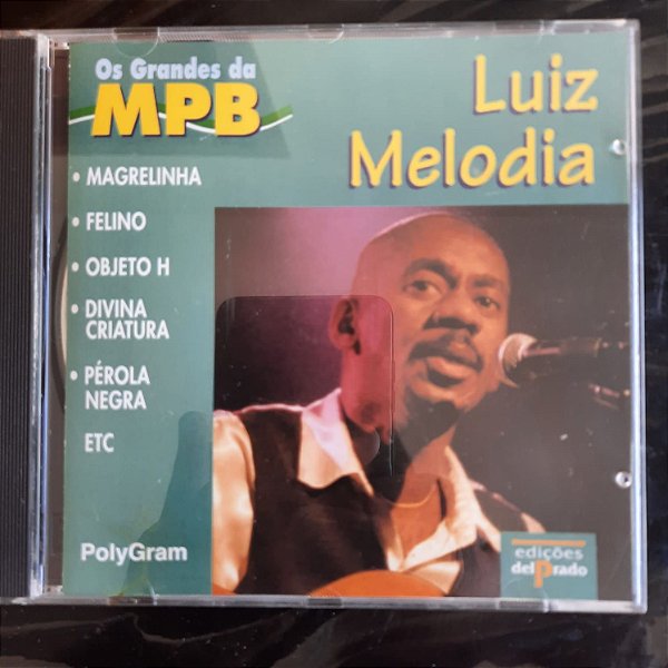 Cd Luiz Melodia - os Grandes da Mpb Interprete Luiz Melodia (1997) [usado]