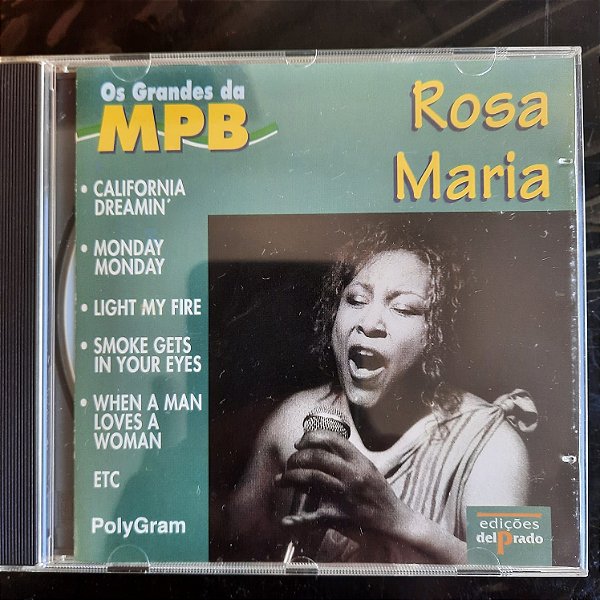 Cd Rosa Maria - os Grandes da Mpb Interprete Rosa Maria (1998) [usado]