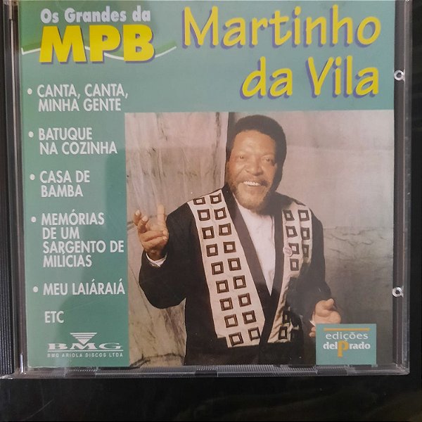 Cd Martinho da Vila - os Grandes da Mpb Interprete Martinho da Vila (1996) [usado]