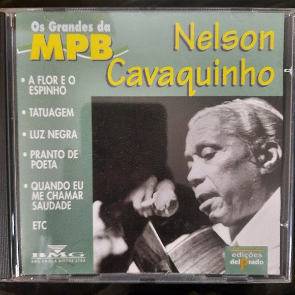 Cd Nelson Cavaquinho - os Grandes da Mpb Interprete Nelson Cavaquinho (1997) [usado]