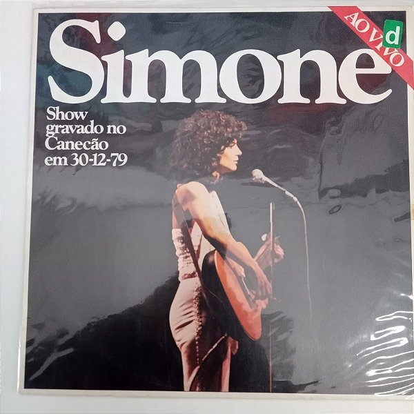 Disco de Vinil Simone - ao Vivo Show Gravado no Canecão Interprete Simone (1980) [usado]