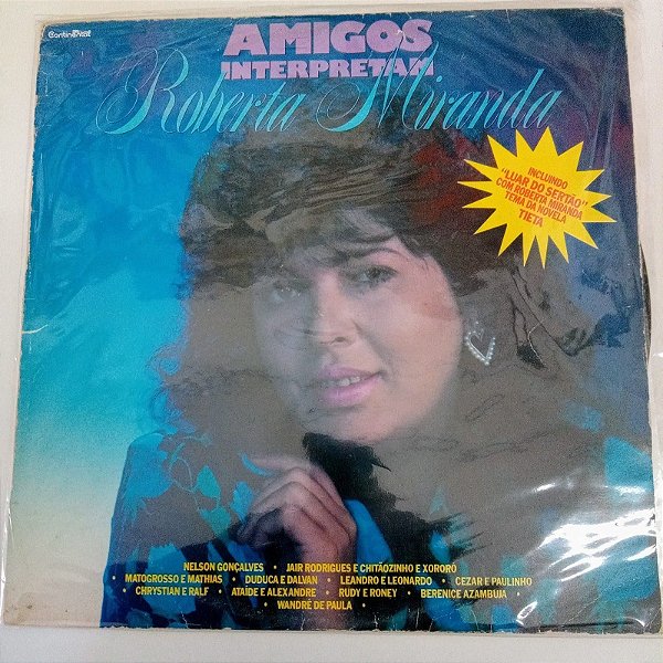 Disco de Vinil Roberta Miranda - Amigos Interpretam Interprete Vários Artistas (1989) [usado]