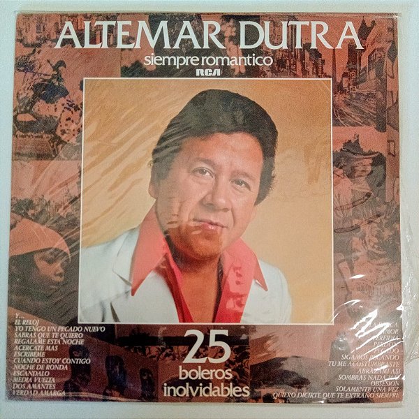 Disco de Vinil Altemar Dutra - Siempre Romãntico Interprete Altemar Dutra (1980) [usado]