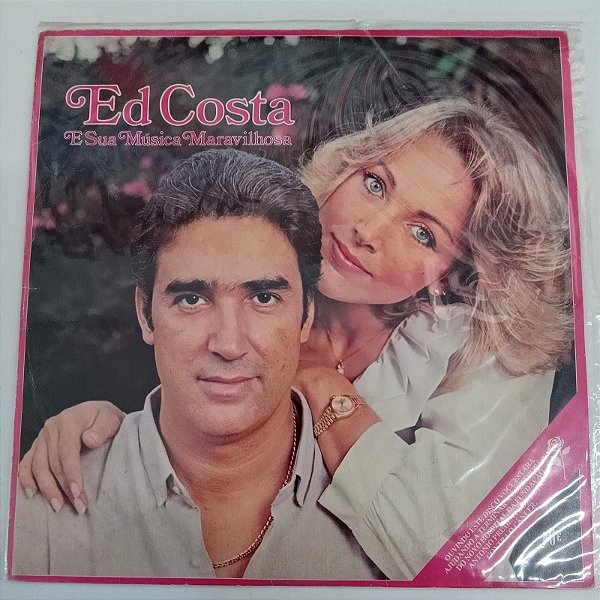 Disco de Vinil Ed Costa - sua Musica Maravilhosa Interprete Ed Costa (1983) [usado]