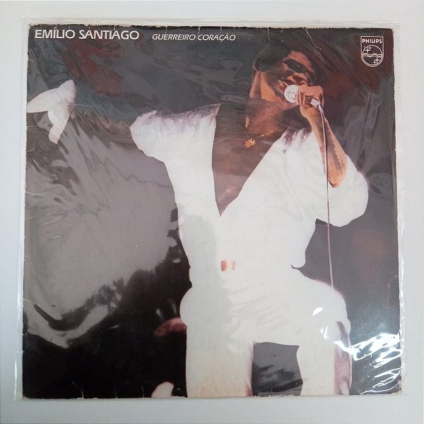 Disco de Vinil Emilio Santiago - Guerreiro Coração Interprete Emilio Santiago (1980) [usado]