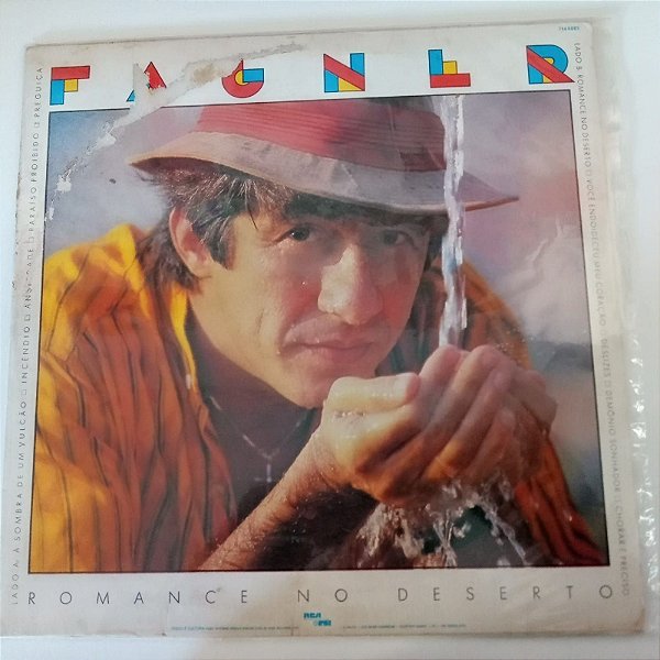 Disco de Vinil Fagner - Romance no Deserto Interprete Fagner (1987) [usado]