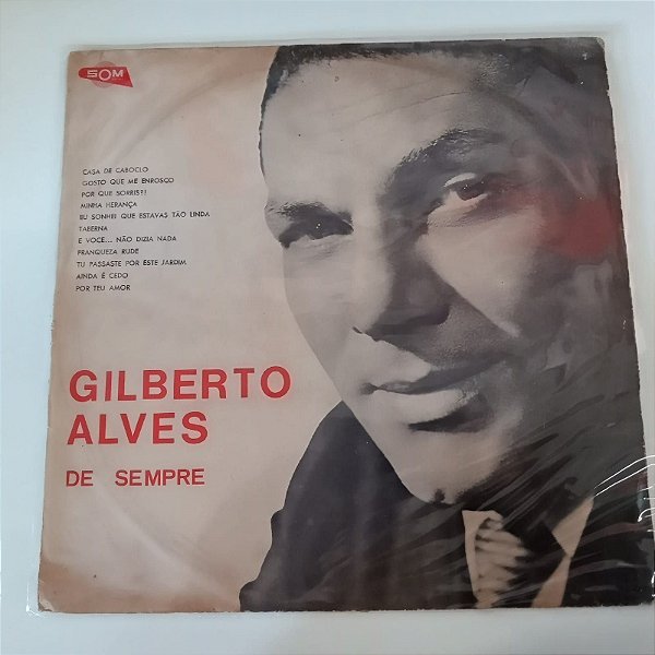 Disco de Vinil Gilberto Alves - Casa de Caboclo Interprete Gilberto Alves (1969) [usado]