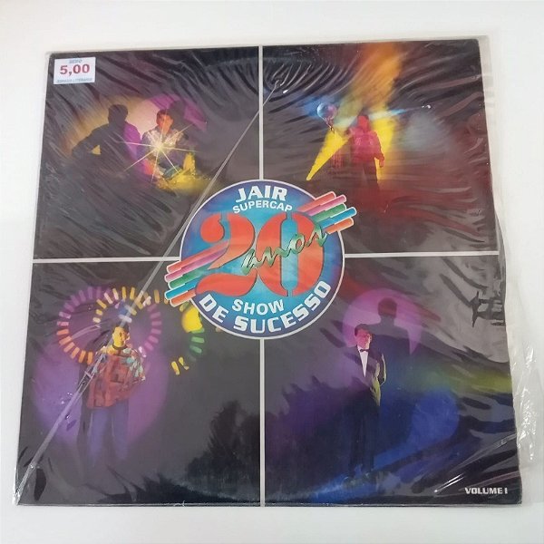 Disco de Vinil Jair Supercap Show- Vinte Anos de Sucesso Interprete Jair Supercap [usado]