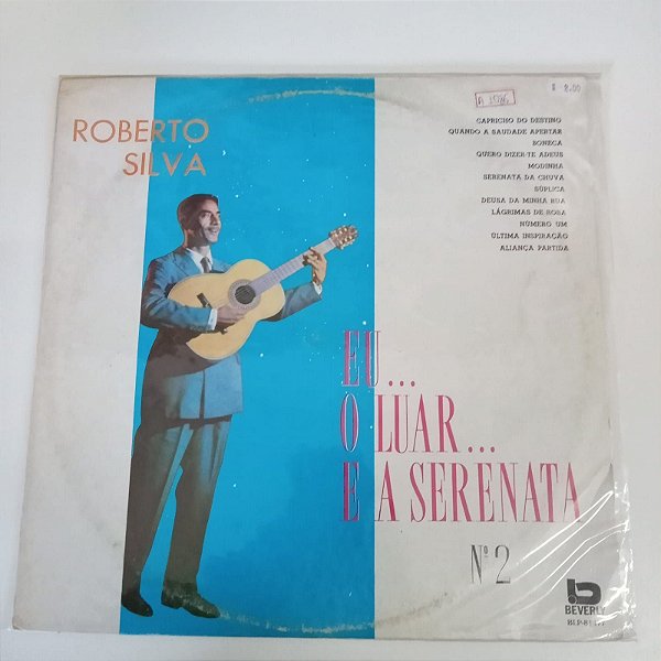 Disco de Vinil Roberto Silva - Eu, o Luar e a Serenata Interprete Roberto Sil Va (1968) [usado]