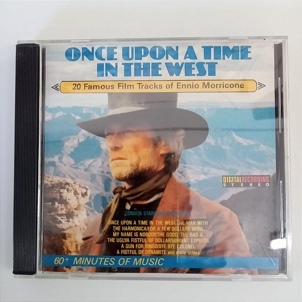Cd Once Upon a Time In The West - 20 Famous Tracks Of Ennio Morricone Interprete Digital Recording (1989) [usado]