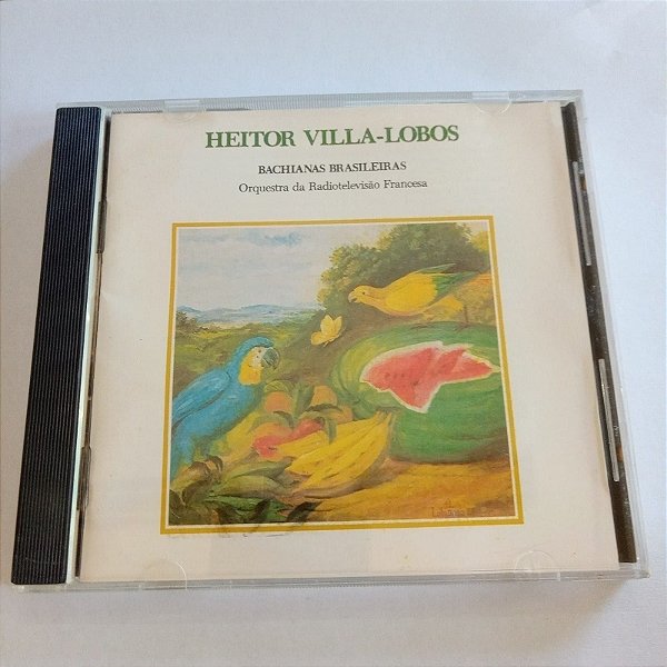 Cd Heitor Villa Lobos -bachianas Brasileriras Interprete Orquestra da Radio Televisão Francesa (1987) [usado]