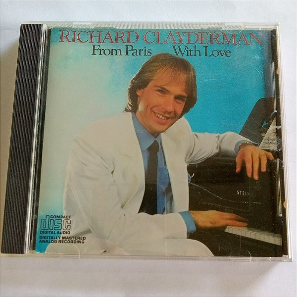 Cd Richard Clyderman - From Paris With Love Interprete Richard Clayderman (1985) [usado]