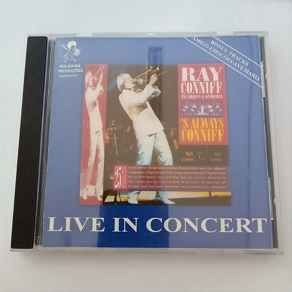 Cd Ray Conniff - Live In Concert Interprete Ray Conniff (1995) [usado]