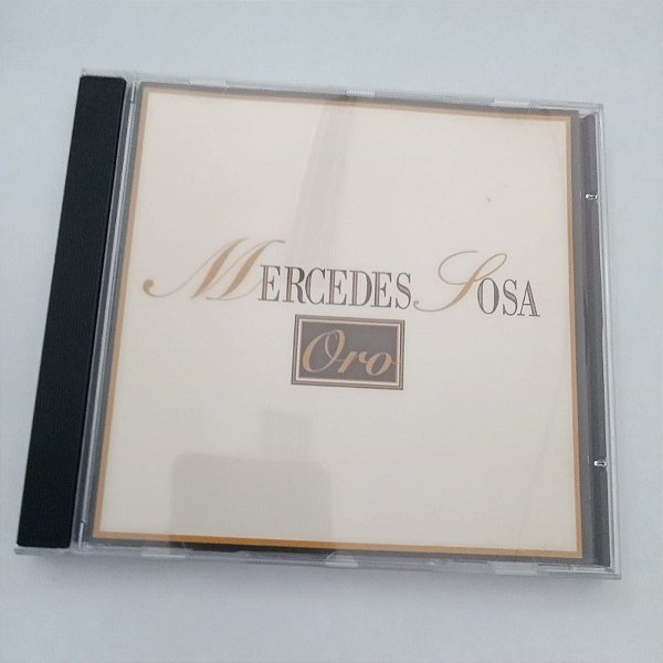 Cd Mercedes Rosa - Oro Interprete Mercedes Rosa (1995) [usado]