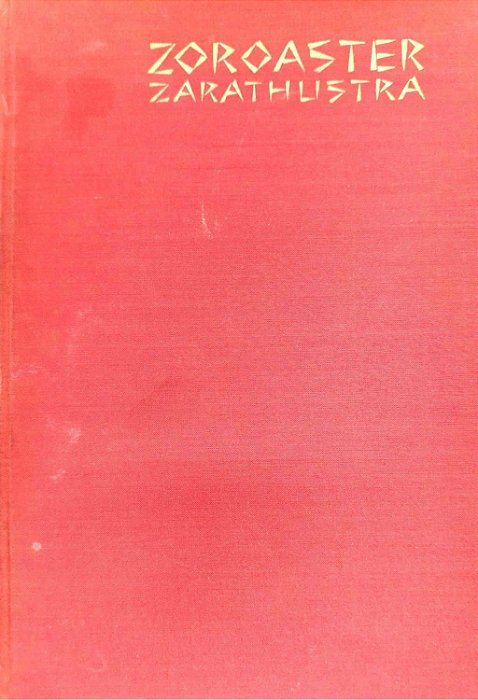 Livro Zoroaster Autor Desconhecido (1957) [usado]