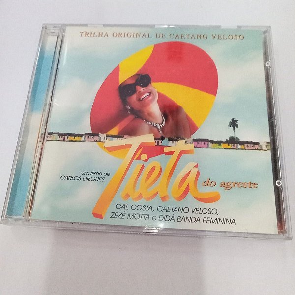 Cd Trilha Original de Caetano Veloso - Tieta Interprete Caetano Veloso/ Gal Costa / Zezé Mota e Didá Banda Feminina [usado]