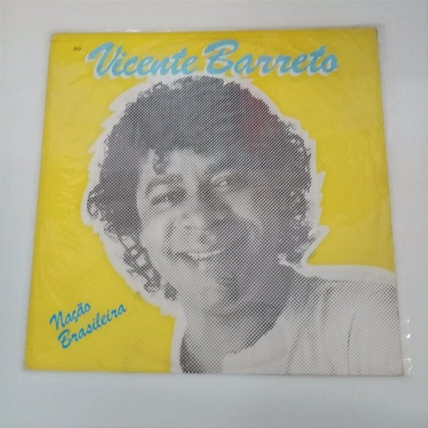Disco de Vinil Vicente Barreto - Nação Brasileira Interprete Vicente Barreto (1985) [usado]