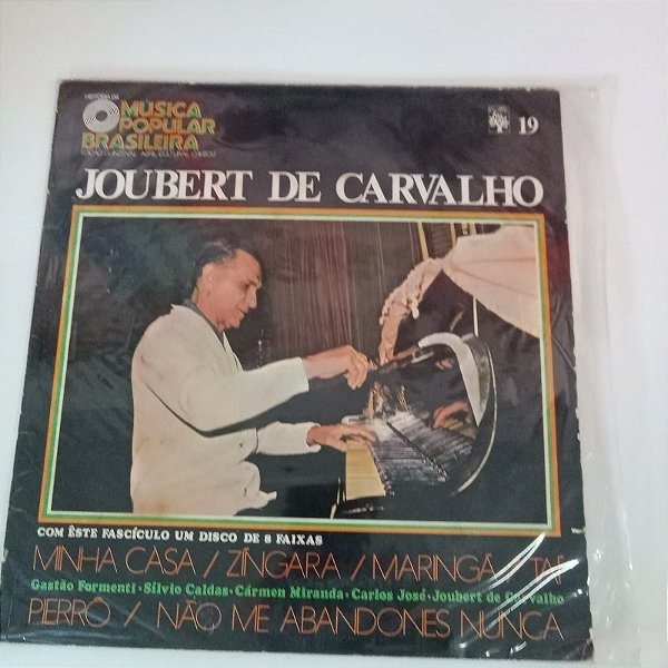 Disco de Vinil História da Músic a Popular Brasileira - Joubert de Carvalho Interprete Joubert de Carvalho (1971) [usado]