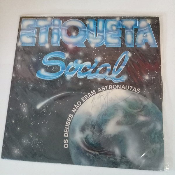 Disco de Vinil Etiqueta Social - os Deuses Não Eram Astronautas Interprete Etiqueta Social (1990) [usado]