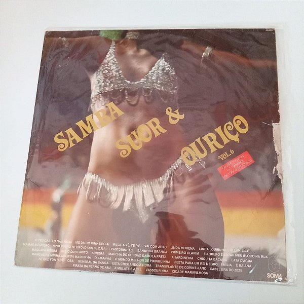 Disco de Vinil Samba Suor e Ouriço - 1983 Interprete Varios Artistas (1983) [usado]