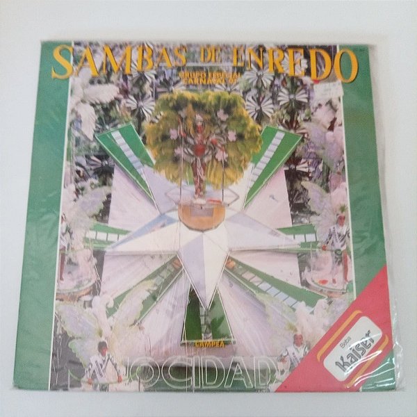 Disco de Vinil Sambas de Enredo - Grupo Especial Carnaval 91 Interprete Liga das Escolas de Samba de São Paulo (1991) [usado]