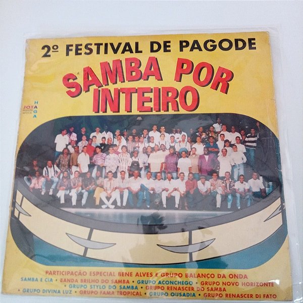 Disco de Vinil 2 Festival de Pagode /samba por Inteiro Interprete Varios Artistas (1994) [usado]