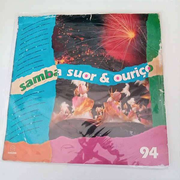Disco de Vinil Samba ,suor e Ouriço 94 Interprete Varios Artistas (1993) [usado]