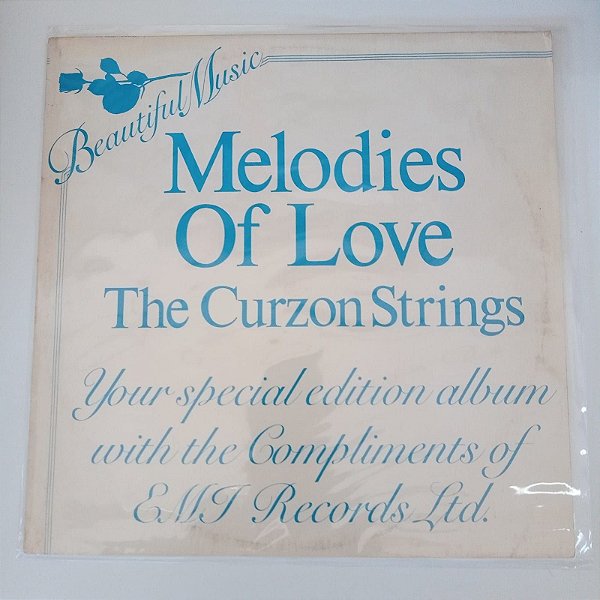 Disco de Vinil Beautiful Music /melodies Of Love The Curzon Strings Interprete Varios Artistas (1968) [usado]