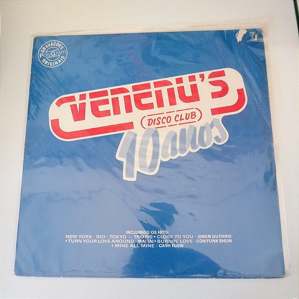 Disco de Vinil Venenus Disco Club Interprete Varios Artistas (1986) [usado]