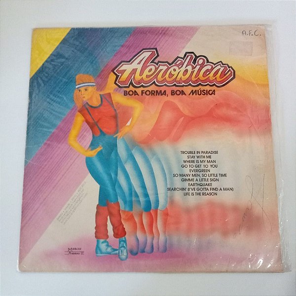 Disco de Vinil Aeróbica Boa Forma , Boa Música 1989 Interprete Varios Artistas (1989) [usado]