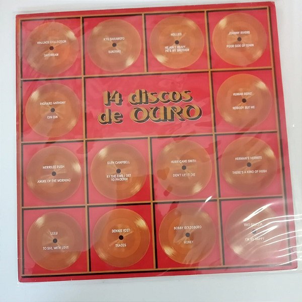 Disco de Vinil 14 Discos de Ouro Interprete Varios Artistas (1986) [usado]