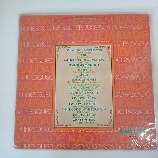 Disco de Vinil Saudade Não Tem Idade/1975 Interprete Varios Artistas (1975) [usado]